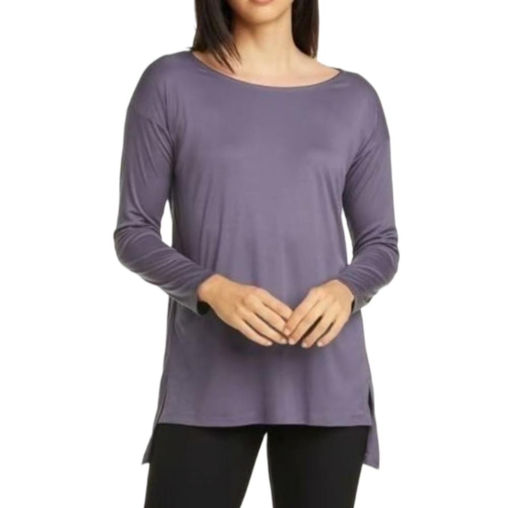 Eileen Fisher Stretch Jersey Knit‎ Long Top Size Small